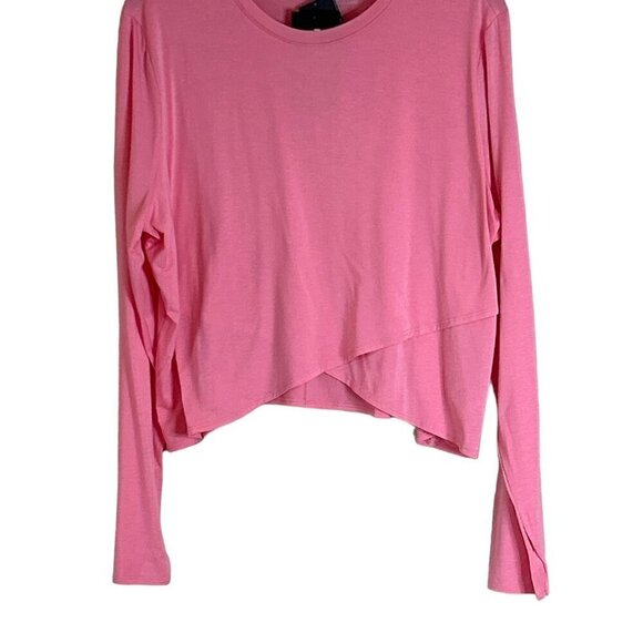 Fourlaps Women's Long Sleeve Cropped Recharge Tee Strawberry Size XXL NWT - Picture 4 of 8